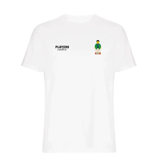 Rory McIlroy t-shirt – white men's t-shirt featuring the Rory McIlroy Players Couture logo