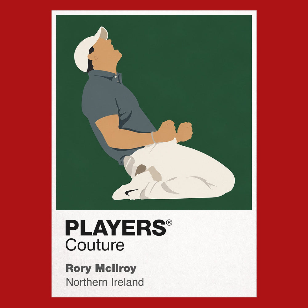 Rory McIlroy 2 Golf Icon Frame Men's Polo Shirt