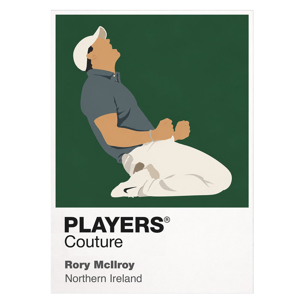 Rory McIlroy 2 Golf Icon Frame Men's Polo Shirt