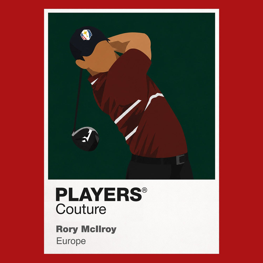 Rory McIlroy Ryder Cup Golf Icon Frame Men's Polo Shirt