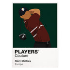 Rory McIlroy Ryder Cup Golf Icon Frame Men's Polo Shirt