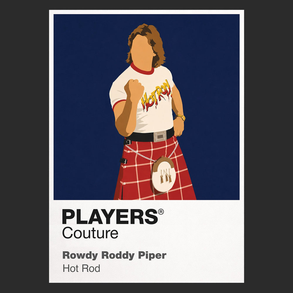 Rowdy Roddy Piper Wrestling Icon Frame Men's T-Shirt