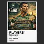 Roy Keane Ireland Atlas Frame artwork by Players Couture