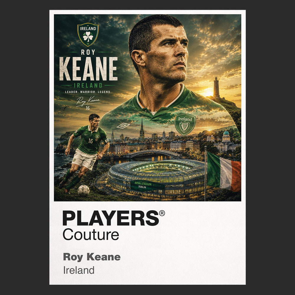 Roy Keane Ireland Atlas Frame artwork by Players Couture
