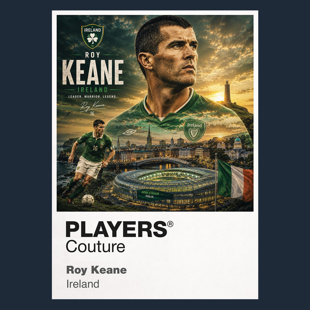 Roy Keane Ireland Atlas Frame artwork by Players Couture