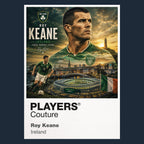 Roy Keane Ireland Atlas Frame artwork by Players Couture