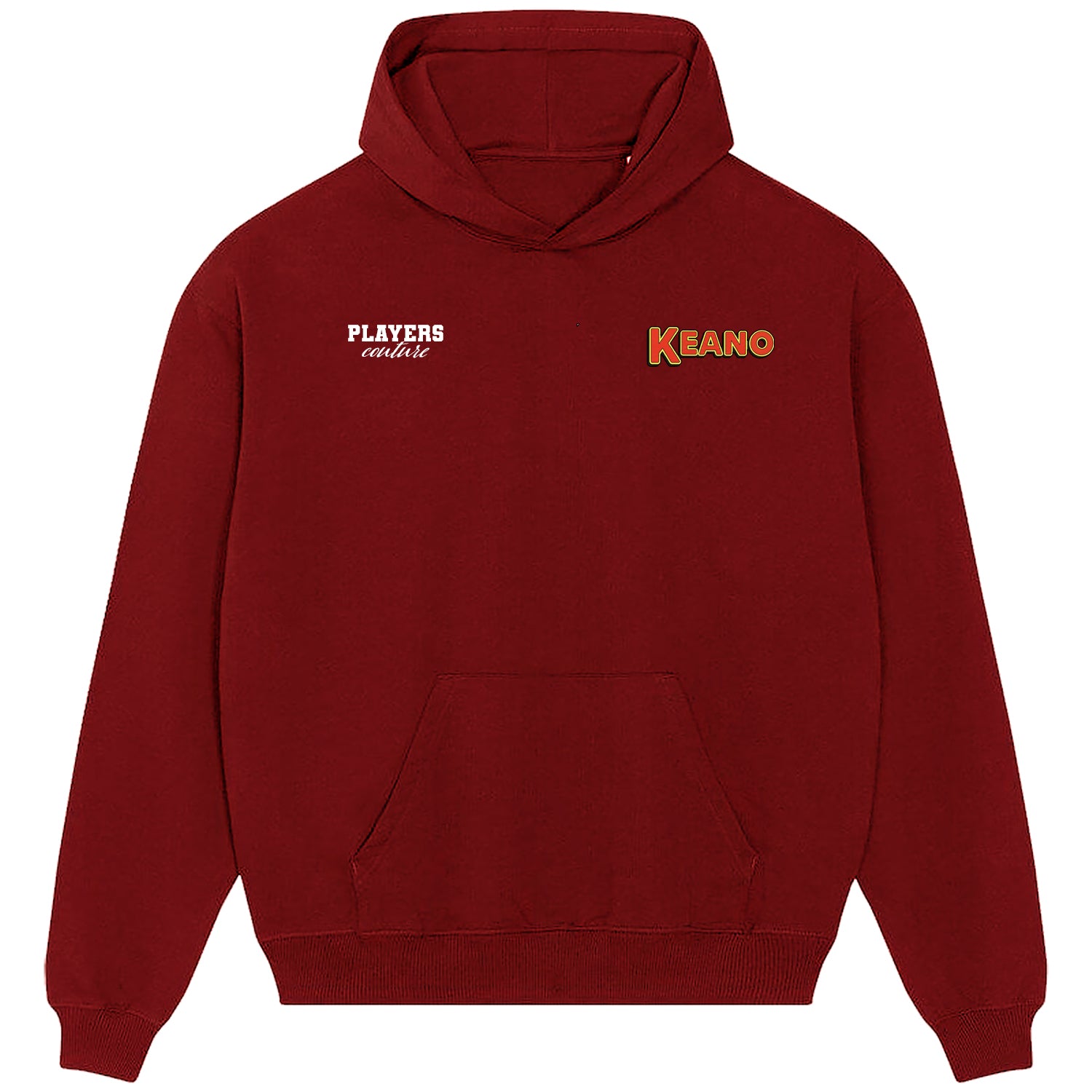 Roy Keane Keano Logo Players Couture Men's Casual Hoodie Red