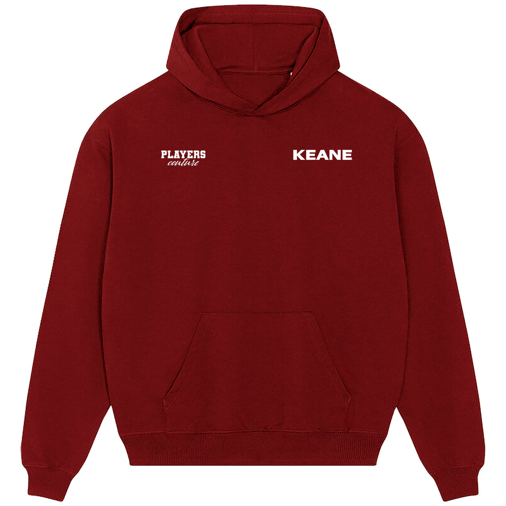 Roy Keane Logo Players Couture Men's Casual Hoodie Red