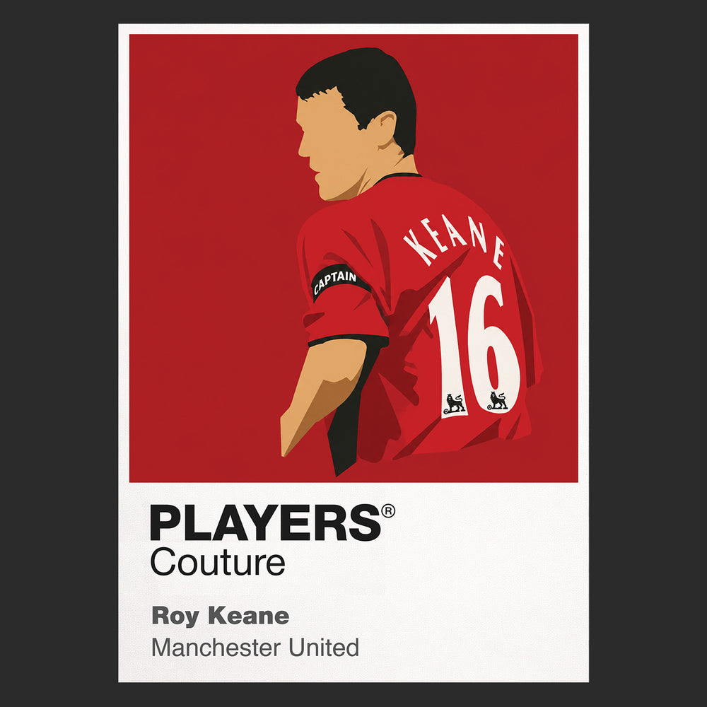 Roy Keane Manchester United Icon Frame — Black