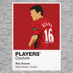 Roy Keane Manchester United Icon Frame Men's Hoodie — Gray Artwork