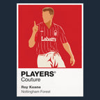 Roy Keane Nottingham Forest Icon Frame — Navy