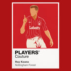 Roy Keane Nottingham Forest Icon Frame — Red