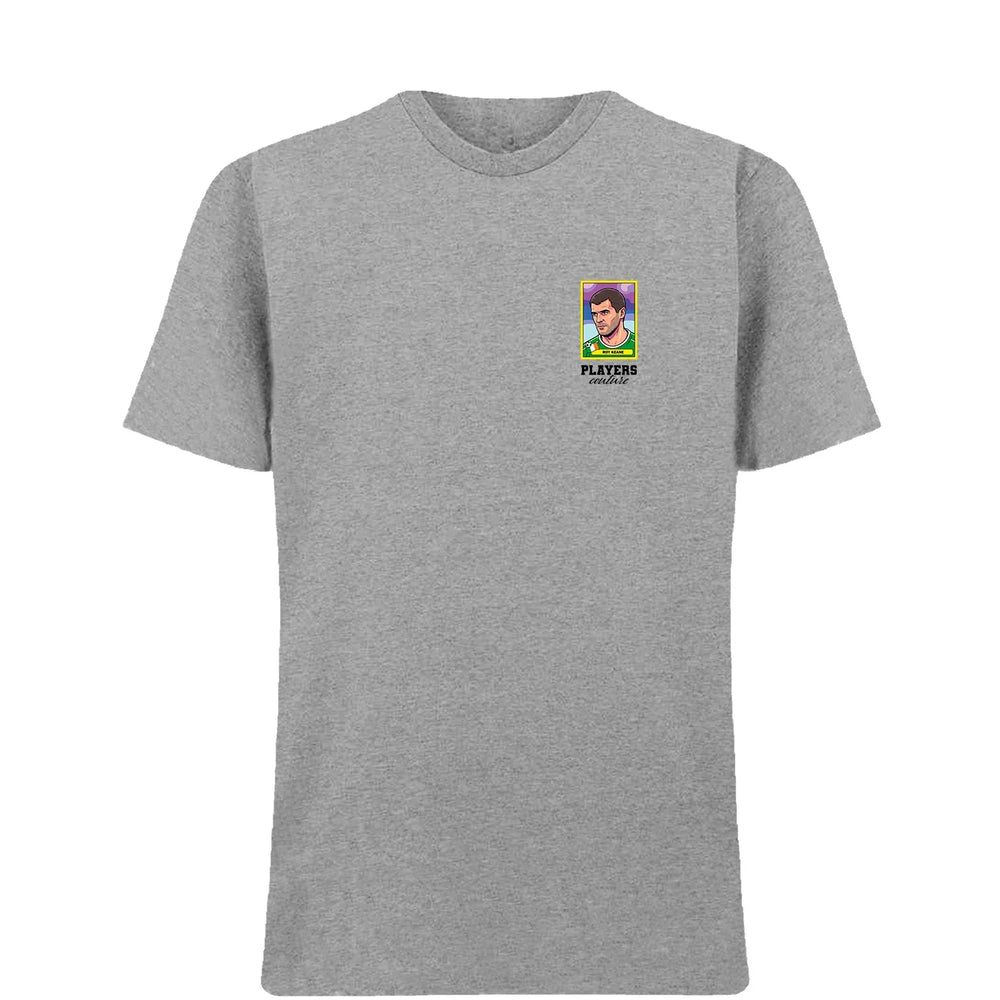 Roy Keane World Cup t-shirt – grey men's t-shirt featuring the Roy Keane World Cup Players Couture logo