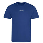 Essentials Collection t-shirt – blue men's t-shirt with white Essentials Collection letters and Players Couture logo on the