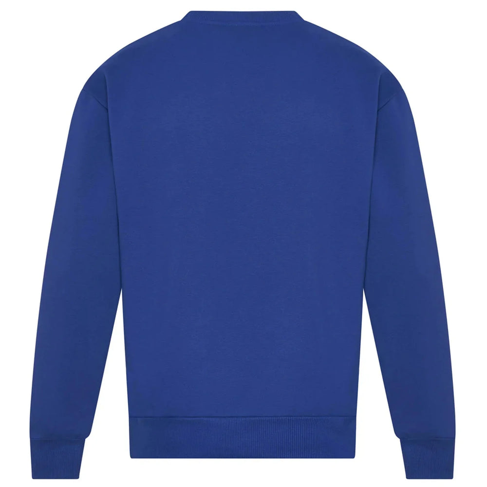 Essentials Collection hoodie – blue men's hoodie with white Essentials Collection letters and Players Couture logo on the