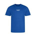 Essentials Collection t-shirt – blue kids' t-shirt with white Essentials Collection letters and Players Couture logo on the