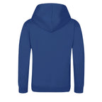 Essentials Collection hoodie – blue kids' hoodie with white Essentials Collection letters and Players Couture logo on the