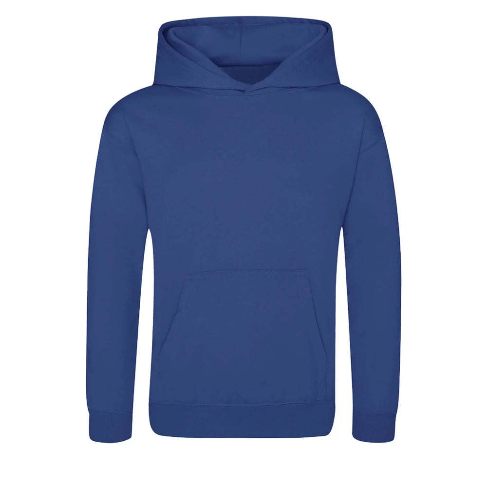 Custom Upload Your Own hoodie – blue kids' hoodie featuring the Custom Upload Your Own Players Couture logo