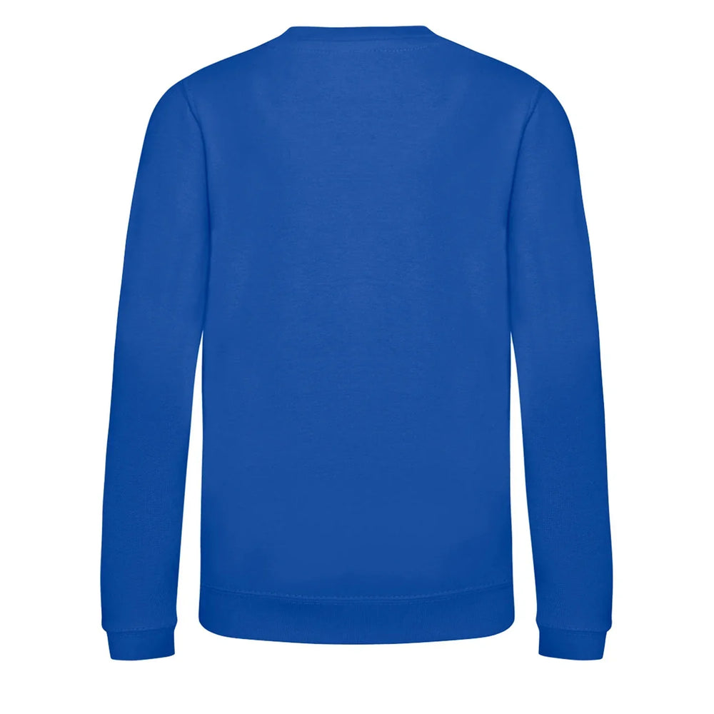 Essentials Collection hoodie – blue kids' hoodie with white Essentials Collection letters and Players Couture logo on the