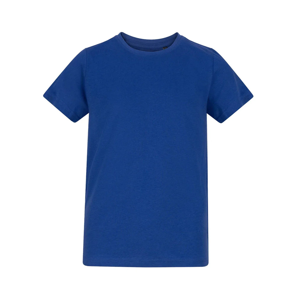 Custom Upload Your t-shirt – blue kids' t-shirt featuring the Custom Upload Your Players Couture logo