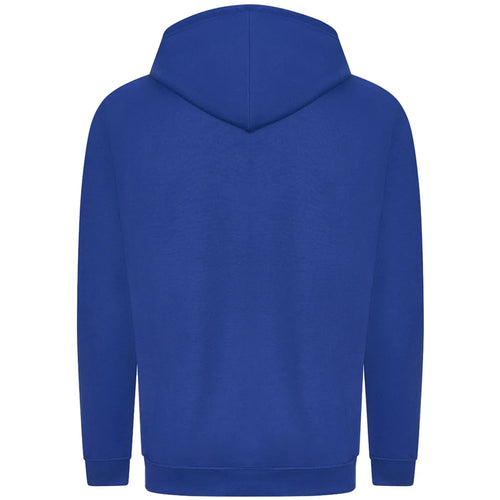 Essentials Collection hoodie – blue men's hoodie with white Essentials Collection letters and Players Couture logo on the