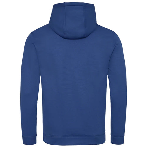 Essentials Collection hoodie – blue men's hoodie with white Essentials Collection letters and Players Couture logo on the