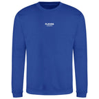 Essentials Collection hoodie – blue men's hoodie with white Essentials Collection letters and Players Couture logo on the