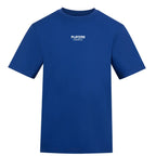 Essentials Collection t-shirt – blue men's t-shirt with white Essentials Collection letters and Players Couture logo on the