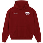 Ruben Dias hoodie – red men's hoodie featuring the Ruben Dias Players Couture logo