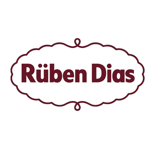Ruben Dias Logo Men's T-Shirt – white close-up detail shot of the Ruben Dias Players Couture logo design