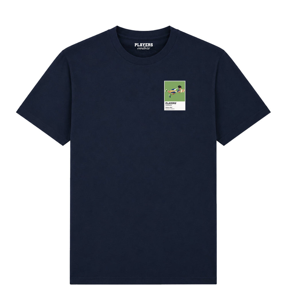 Ruben Wiki Canberra Raiders rugby league T-shirt mens navy tshirt