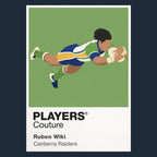 Ruben Wiki Canberra Raiders rugby league T-shirt navy