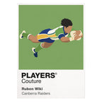 Ruben Wiki Canberra Raiders rugby league T-shirt white