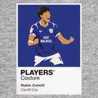 Rubin Colwill Cardiff City Men's T-Shirt - Grey