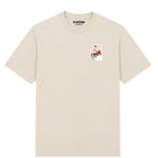 Ruby Walsh horse racing T-shirt – mens stone tshirt view