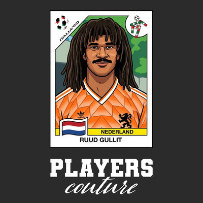 Ruud Gullit World Cup Sticker Men's Hoodie – rudd gullit black Players Couture design
