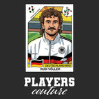 Rudi Voller World Cup Sticker Kids Hoodie – rudi voller black Players Couture design