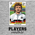 Rudi Voller World Cup Sticker Kids T-Shirt – rudi voller grey Players Couture design
