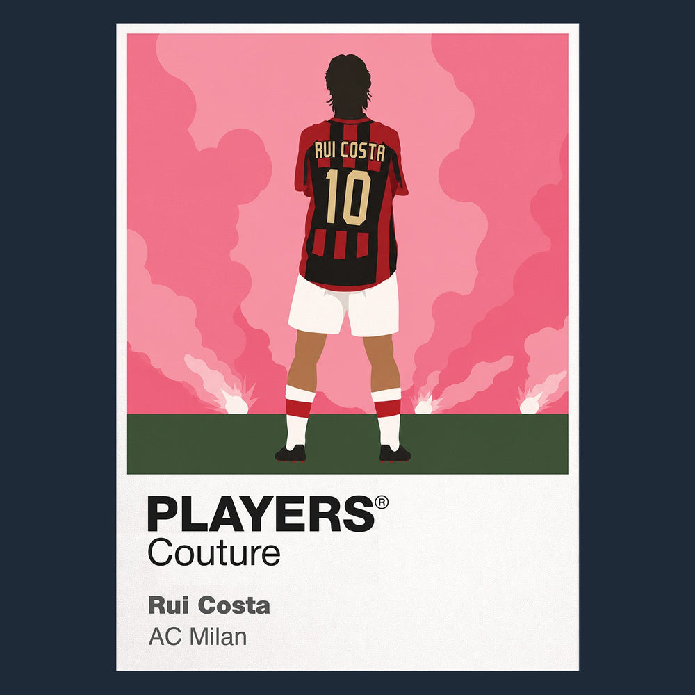 Rui Costa AC Milan navy Icon Frame artwork detail