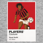 Ruud Gullit AC Milan Icon Frame — Gray