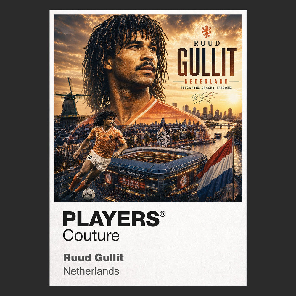 Ruud Gullit Netherlands Atlas Frame artwork by Players Couture