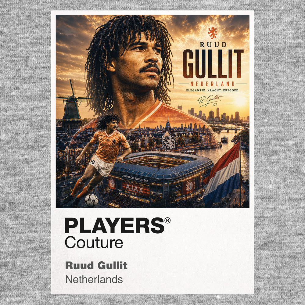 Ruud Gullit Netherlands Atlas Frame artwork by Players Couture