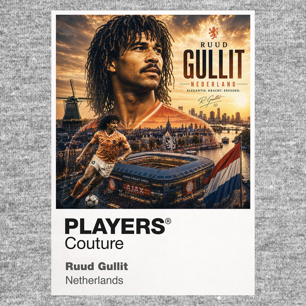 Ruud Gullit Netherlands Atlas Frame artwork by Players Couture
