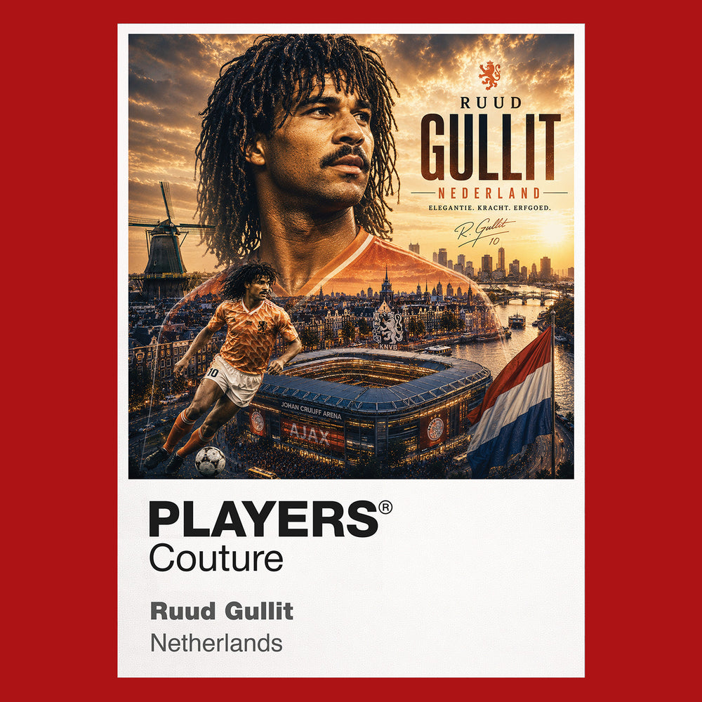 Ruud Gullit Netherlands Atlas Frame artwork by Players Couture