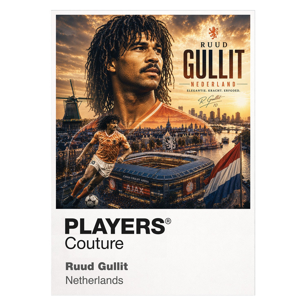 Ruud Gullit Netherlands Atlas Frame artwork by Players Couture