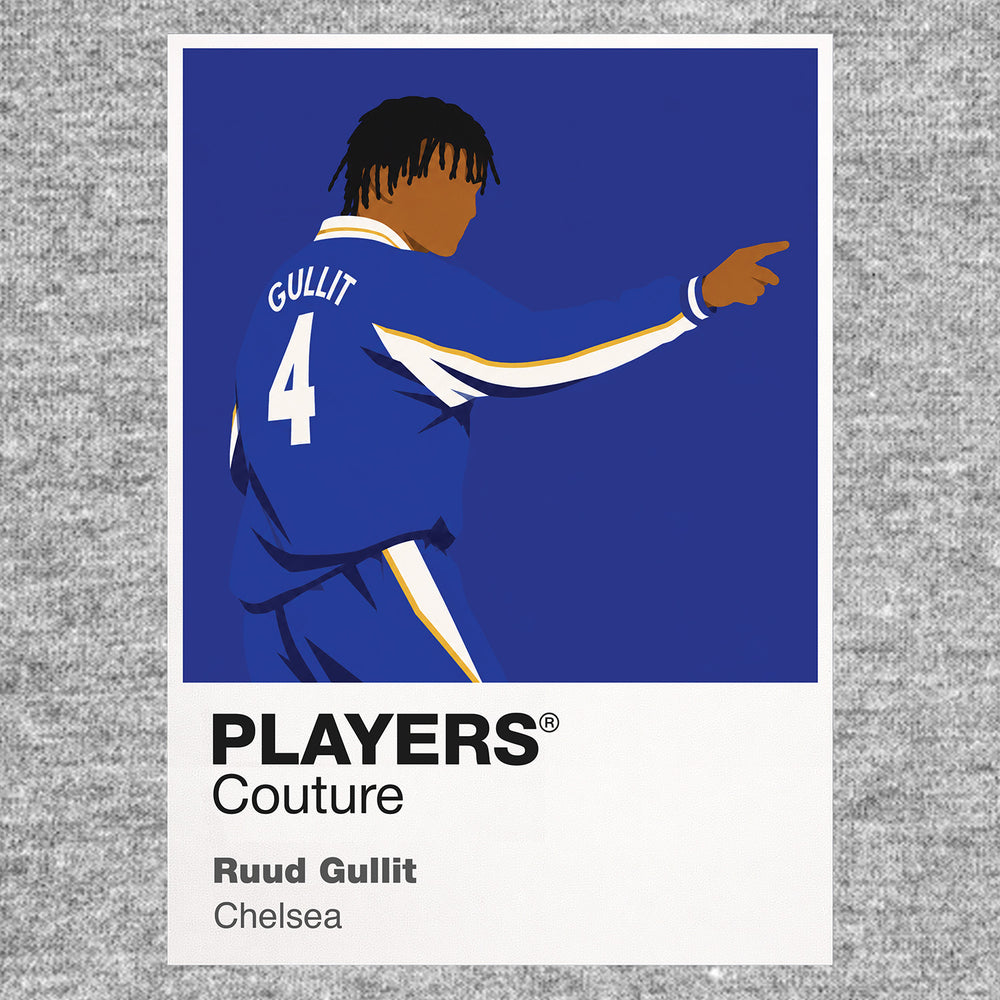Ruud Gullit Chelsea Icon Frame — Gray