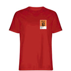 Ruud Gullit 10 Football t-shirt – red men's t-shirt featuring the Ruud Gullit 10 Football Players Couture logo