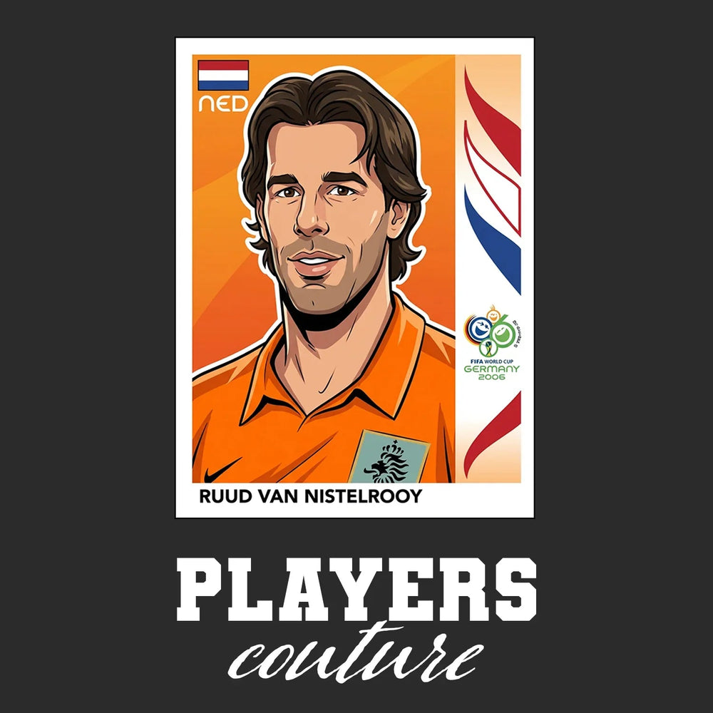 Ruud van Nistelrooy World Cup Sticker Kids Hoodie – ruud van nistelrooy black Players Couture design