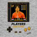 Ruud van Nistelrooy 1P 8-Bit hoodie retro gaming design by Players Couture