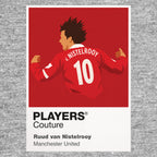 Ruud van Nistelrrooy Manchester United Icon Frame — Gray